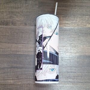 Satoru Gojo Tumbler with Straw